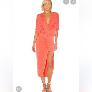 Young Fabulous & Broke Luana dress in papaya